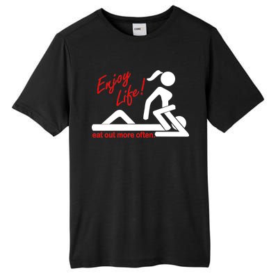 Enjoy Life Eat Out More Often Tall Fusion ChromaSoft Performance T-Shirt