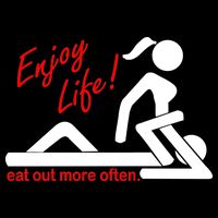 Enjoy Life Eat Out More Often Visor