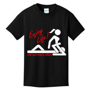 Enjoy Life Eat Out More Often Kids T-Shirt