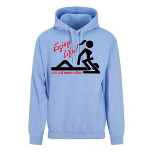 Enjoy Life Eat Out More Often Unisex Surf Hoodie