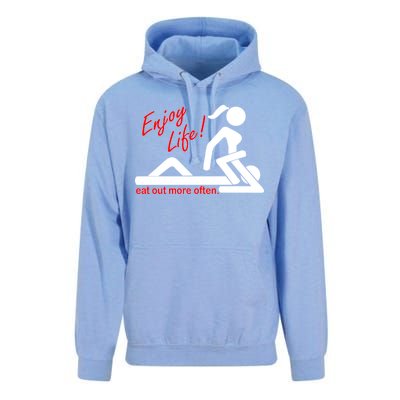 Enjoy Life Eat Out More Often Unisex Surf Hoodie