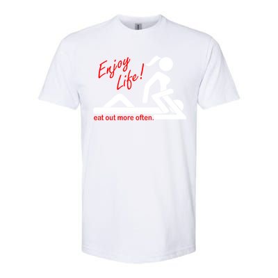 Enjoy Life Eat Out More Often Softstyle® CVC T-Shirt