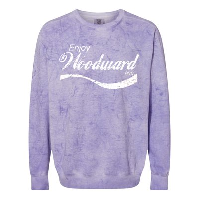 Enjoy Woodward Ave Colorblast Crewneck Sweatshirt