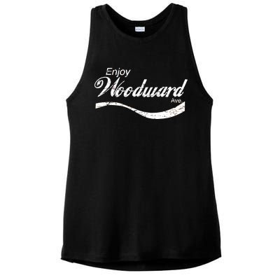 Enjoy Woodward Ave Ladies PosiCharge Tri-Blend Wicking Tank