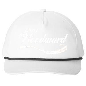 Enjoy Woodward Ave Snapback Five-Panel Rope Hat