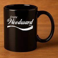 Enjoy Woodward Ave 11oz C Handle Ceramic Mug