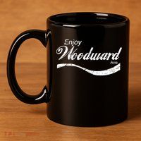 Enjoy Woodward Ave 11oz C Handle Ceramic Mug