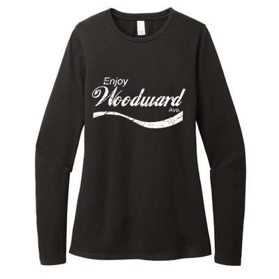 Enjoy Woodward Ave Womens CVC Long Sleeve Shirt