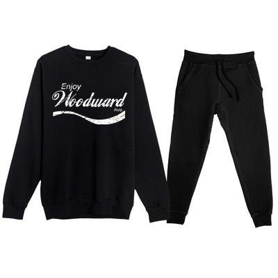 Enjoy Woodward Ave Premium Crewneck Sweatsuit Set