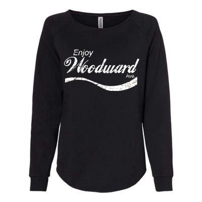 Enjoy Woodward Ave Womens California Wash Sweatshirt