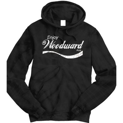 Enjoy Woodward Ave Tie Dye Hoodie