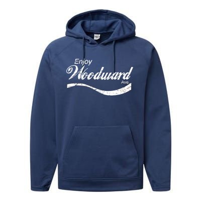 Enjoy Woodward Ave Performance Fleece Hoodie