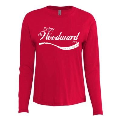 Enjoy Woodward Ave Womens Cotton Relaxed Long Sleeve T-Shirt