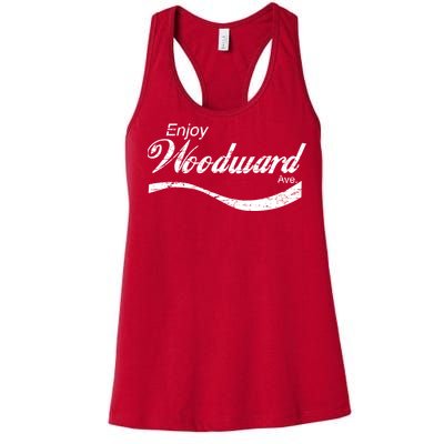 Enjoy Woodward Ave Women's Racerback Tank