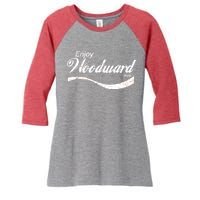 Enjoy Woodward Ave Women's Tri-Blend 3/4-Sleeve Raglan Shirt