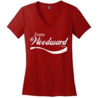 Enjoy Woodward Ave Women's V-Neck T-Shirt