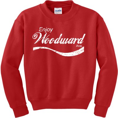 Enjoy Woodward Ave Kids Sweatshirt