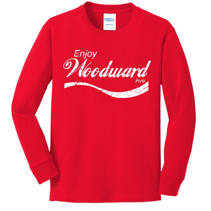 Enjoy Woodward Ave Kids Long Sleeve Shirt