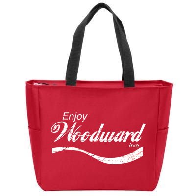 Enjoy Woodward Ave Zip Tote Bag