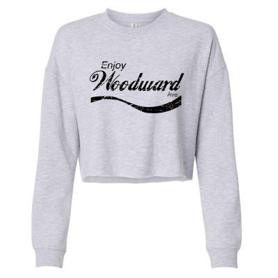 Enjoy Woodward Ave Cropped Pullover Crew