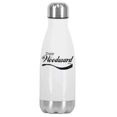 Enjoy Woodward Ave Stainless Steel Insulated Water Bottle