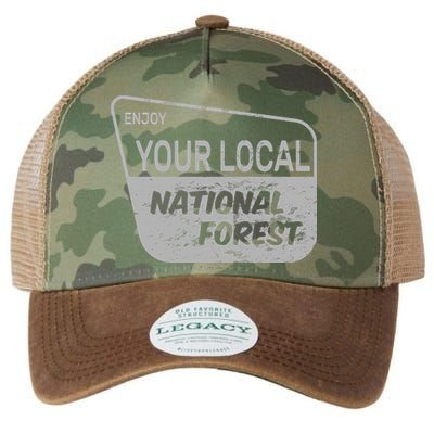 Enjoy Your Local National Forest Legacy Tie Dye Trucker Hat