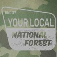 Enjoy Your Local National Forest Legacy Tie Dye Trucker Hat