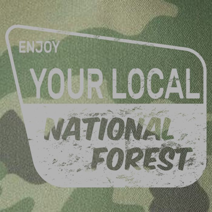 Enjoy Your Local National Forest Legacy Tie Dye Trucker Hat