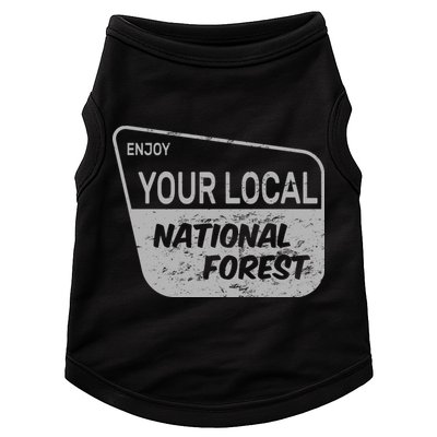 Enjoy Your Local National Forest Doggie Tank
