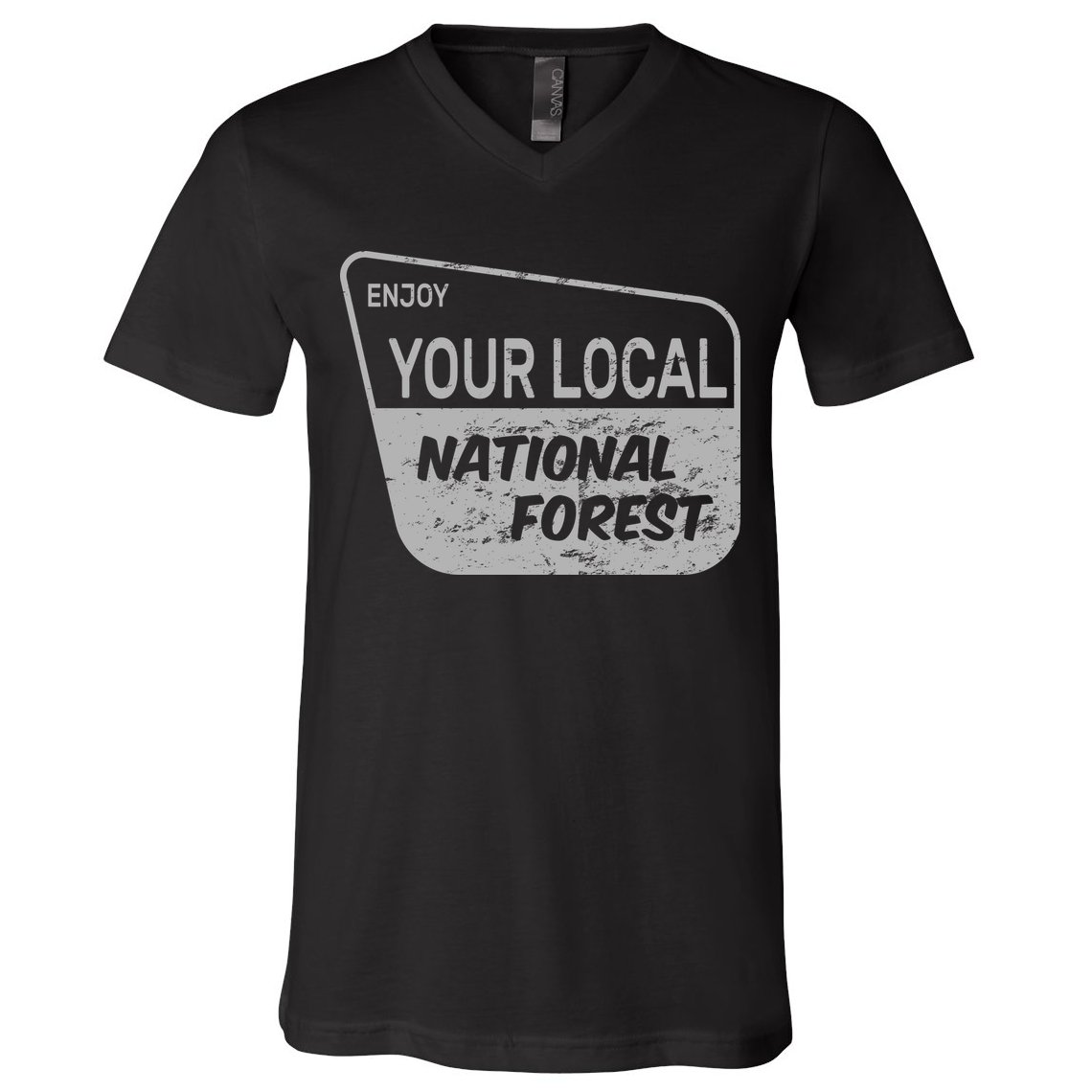 Enjoy Your Local National Forest V-Neck T-Shirt