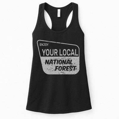 Enjoy Your Local National Forest Womens Tank Top