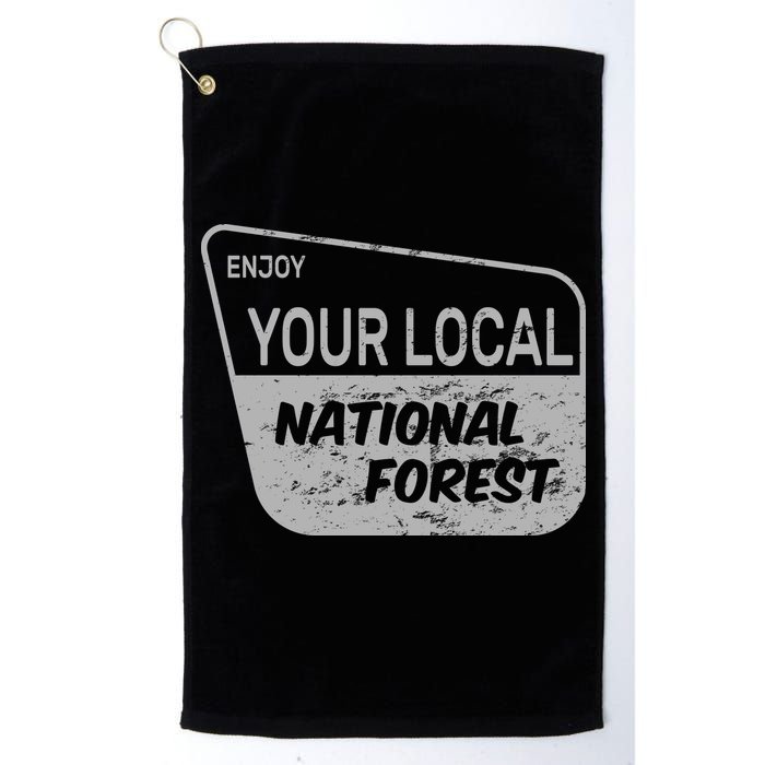 Enjoy Your Local National Forest Golf Towel