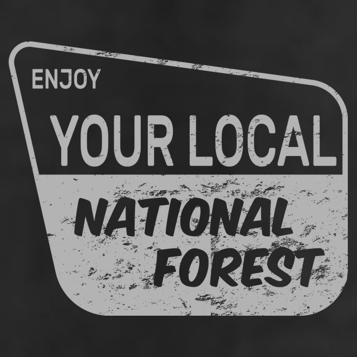 Enjoy Your Local National Forest Golf Towel