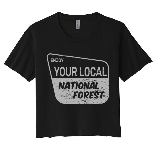Enjoy Your Local National Forest Crop Top