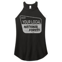 Enjoy Your Local National Forest Women's Perfect Tri Rocker Tank