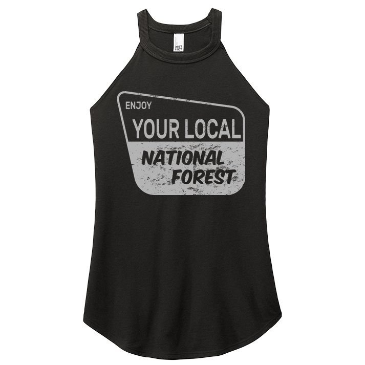 Enjoy Your Local National Forest Women's Perfect Tri Rocker Tank