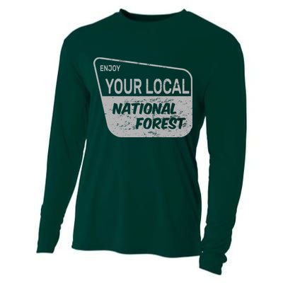 Enjoy Your Local National Forest Cooling Performance Long Sleeve Crew