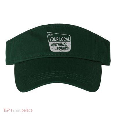Enjoy Your Local National Forest Valucap Bio-Washed Visor