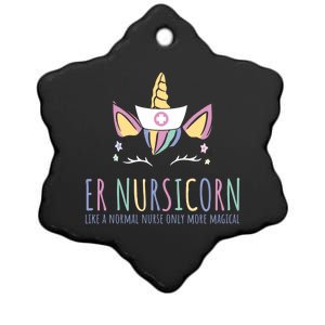 Er Nursicorn Like A Normal Nurse Only Way Cooler Gift Ceramic Star Ornament