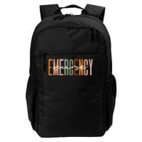 Emergency Nurse Letters Print ER Nurse Nursing School Outfit Daily Commute Backpack