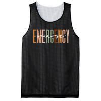 Emergency Nurse Letters Print ER Nurse Nursing School Outfit Mesh Reversible Basketball Jersey Tank