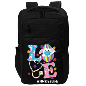 Easter Nurse Love Being A Nurse Easter Love Nurse Great Gift Impact Tech Backpack