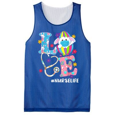 Easter Nurse Love Being A Nurse Easter Love Nurse Great Gift Mesh Reversible Basketball Jersey Tank