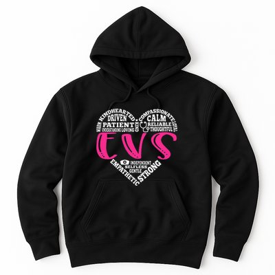 EVS Nurse Love Nursing Students CNA RN Life Nurse Week Gifts Hoodie