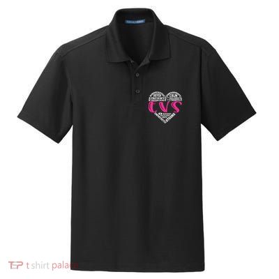 EVS Nurse Love Nursing Students CNA RN Life Nurse Week Gifts Dry Zone Grid Polo