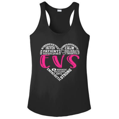 EVS Nurse Love Nursing Students CNA RN Life Nurse Week Gifts Ladies PosiCharge Competitor Racerback Tank