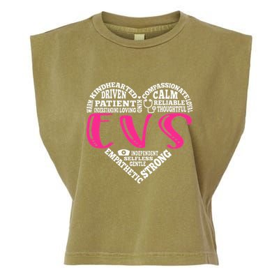 EVS Nurse Love Nursing Students CNA RN Life Nurse Week Gifts Garment-Dyed Women's Muscle Tee
