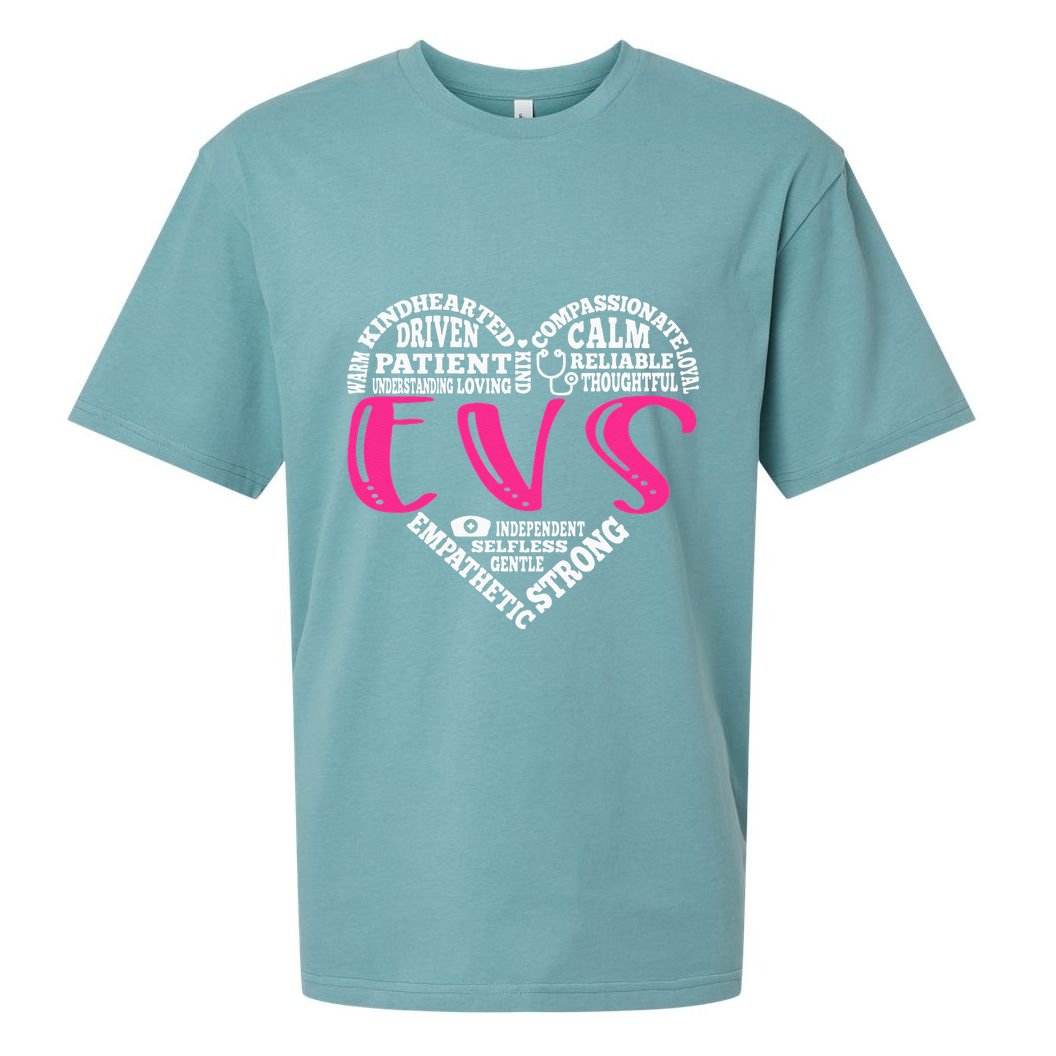 EVS Nurse Love Nursing Students CNA RN Life Nurse Week Gifts Sueded Cloud Jersey T-Shirt