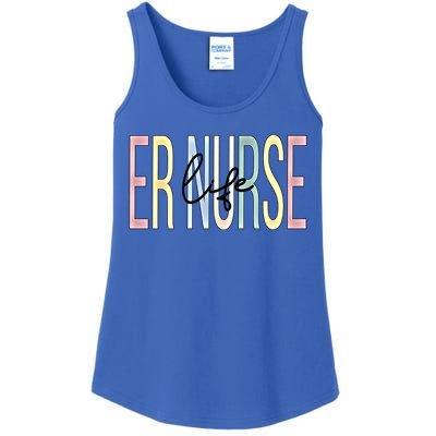 Er Nurse Life Er Nursing Emergency Nurse Great Gift Ladies Essential Tank