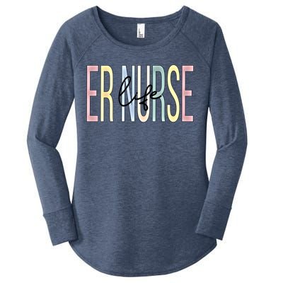 Er Nurse Life Er Nursing Emergency Nurse Great Gift Women's Perfect Tri Tunic Long Sleeve Shirt